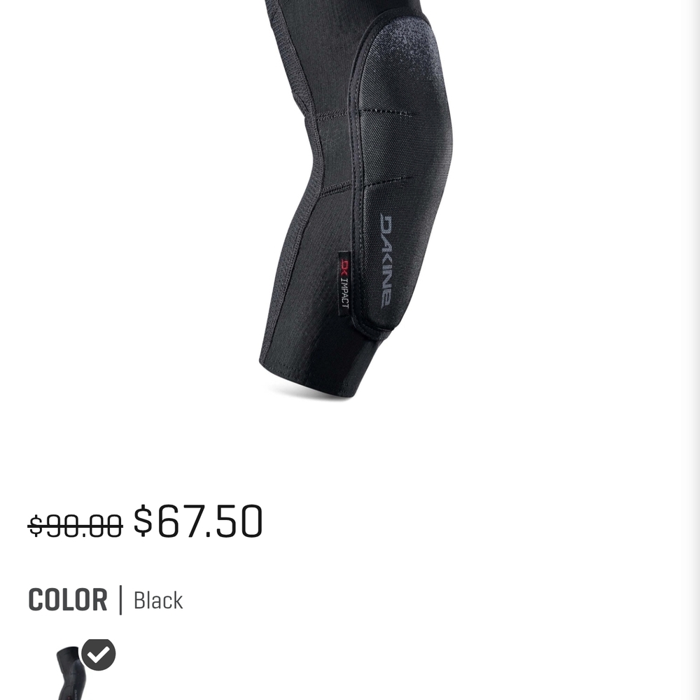 Dakine Black Slayer Elbow Pads - Picture 2 of 2